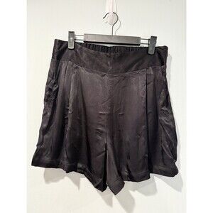 1. State Shorts Womens Med. Black Pockets High Waist 3.5" Inseam Travel Minimal